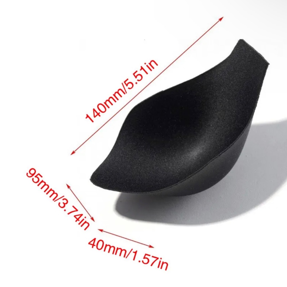 3PC Men's Bulge Pad Enhancer Cup Insert Sponge Pad Pouch For Swimwear Underwear